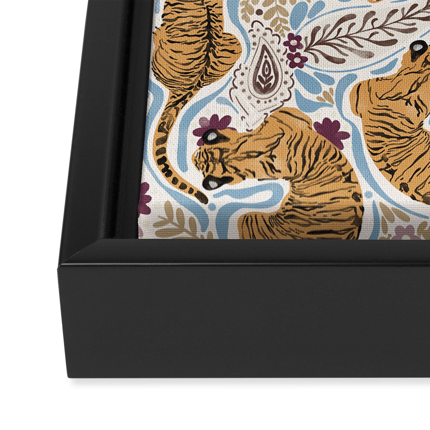 Roaring Floral Retreat Framed Canvas Print Gallery Image 3