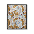 Roaring Floral Retreat Framed Canvas Print Gallery Image 8