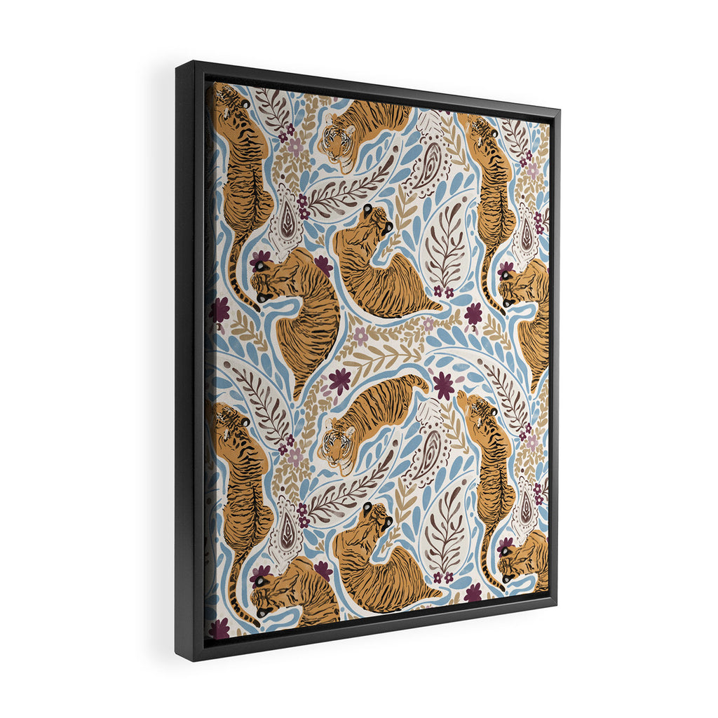Roaring Floral Retreat Framed Canvas Print Gallery Image 2