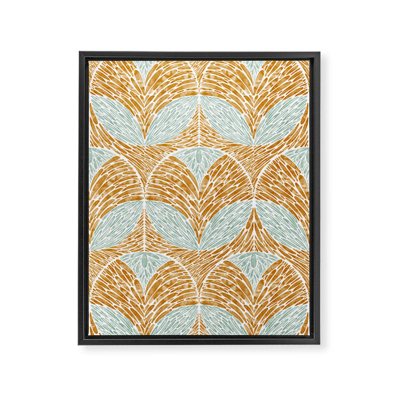 Rustic Follage Elegance Framed Canvas Print Gallery Image 8