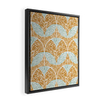 Rustic Follage Elegance Framed Canvas Print Gallery Image 2