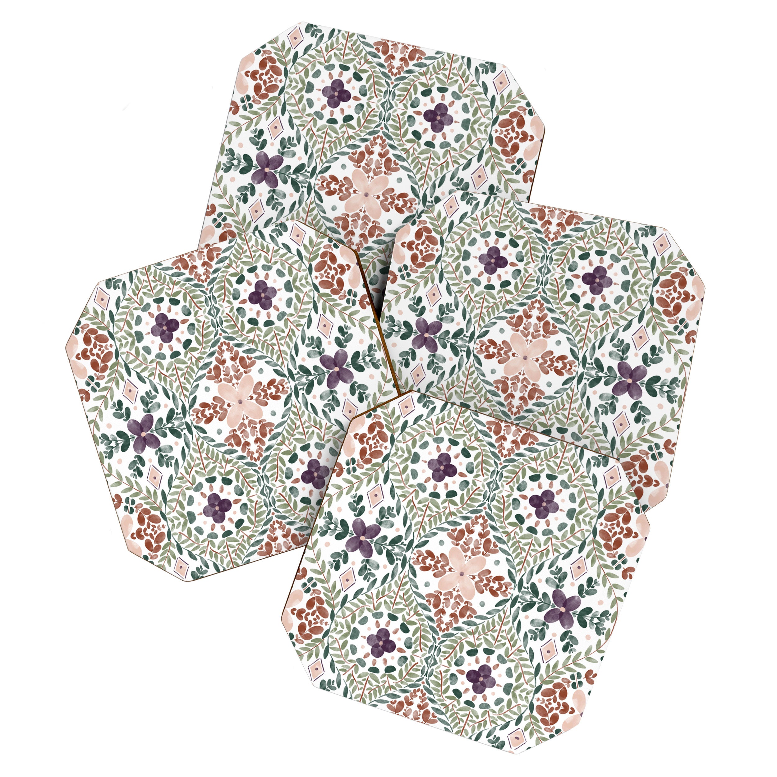 Rustic Intricate Garden Coaster Gallery Image 1