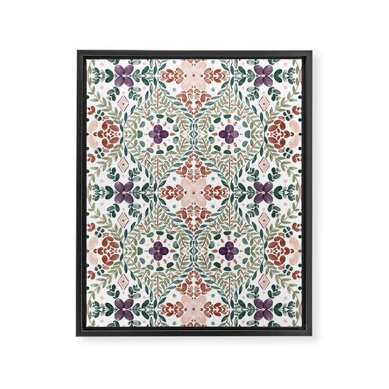 Rustic Intricate Garden Framed Canvas Print Gallery Image 8