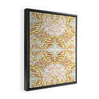 Rustic Leaf Medley Y Framed Canvas Print Gallery Image 2