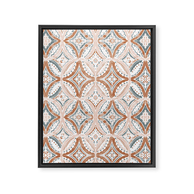 Rustic Medallion Charm Framed Canvas Print Gallery Image 8