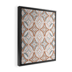 Rustic Medallion Charm Framed Canvas Print Gallery Image 2