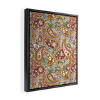 Rustic Paisley Delight Framed Canvas Print Gallery Image 2