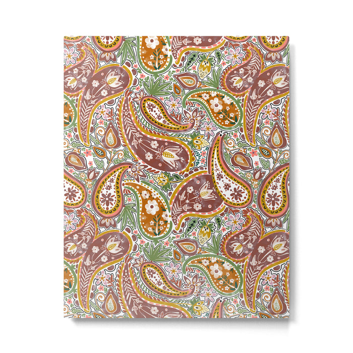 Rustic Paisley Delight Metal Print Gallery Image 1