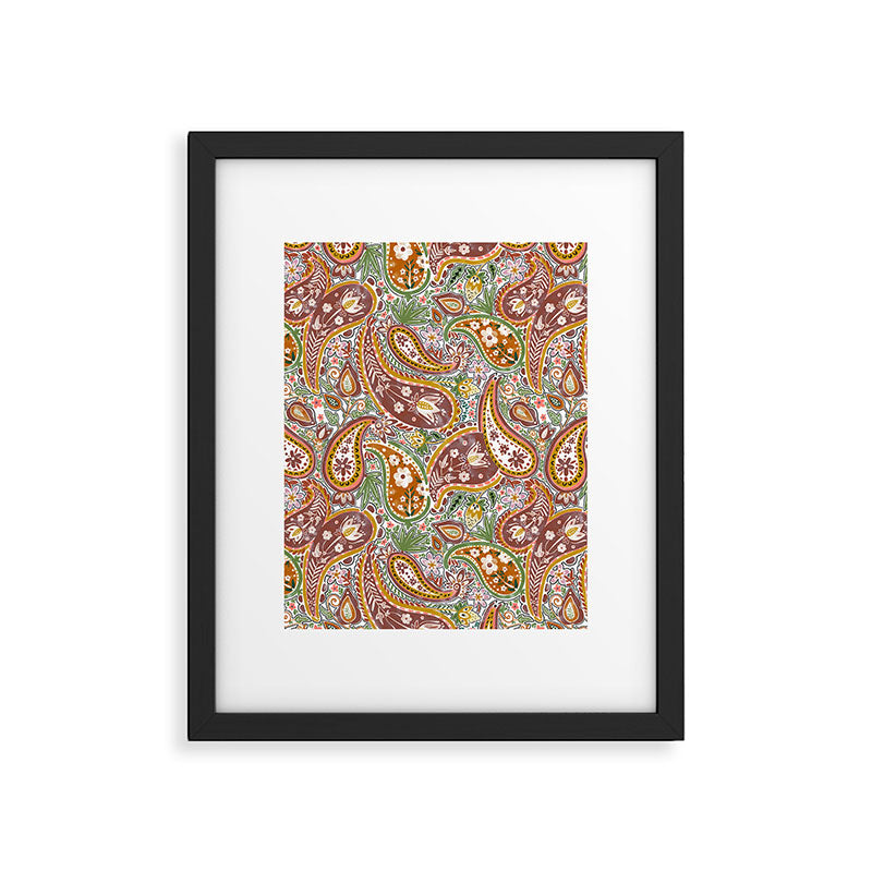 Rustic Paisley Delight Framed Art Print Gallery Image 6