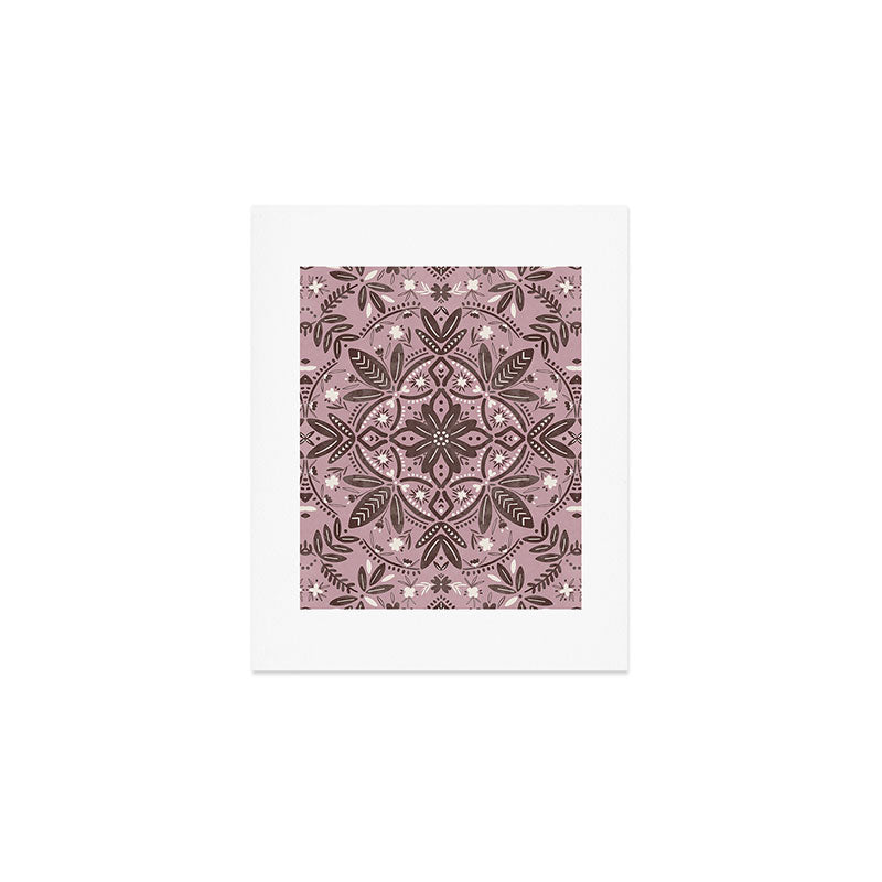 Rustic Pink Serenity Art Print Gallery Image 1