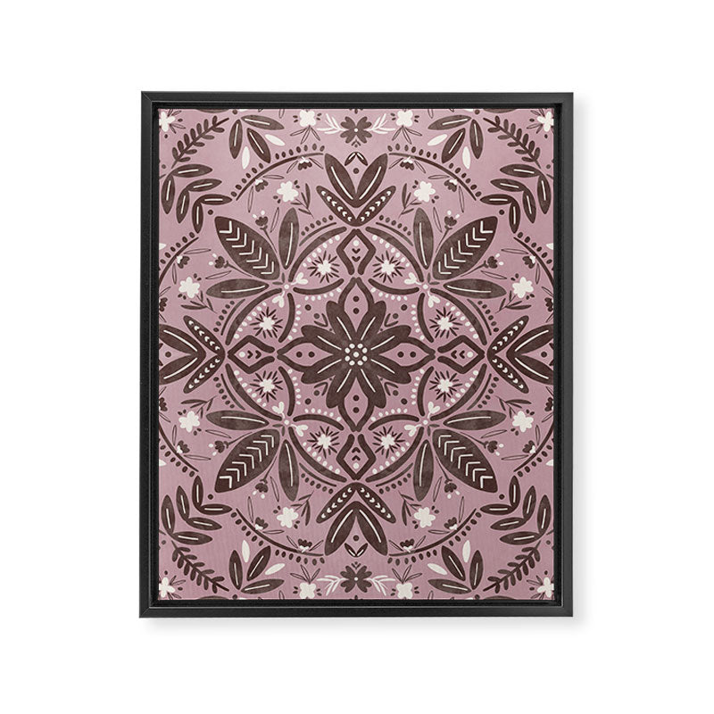 Rustic Pink Serenity Framed Canvas Print Gallery Image 8