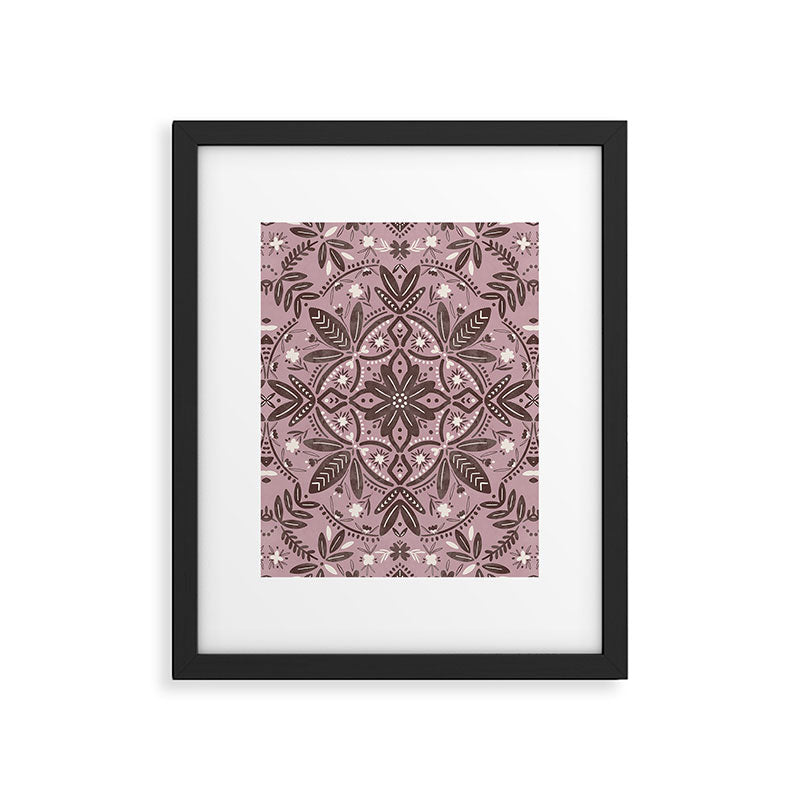 Rustic Pink Serenity Framed Art Print Gallery Image 6