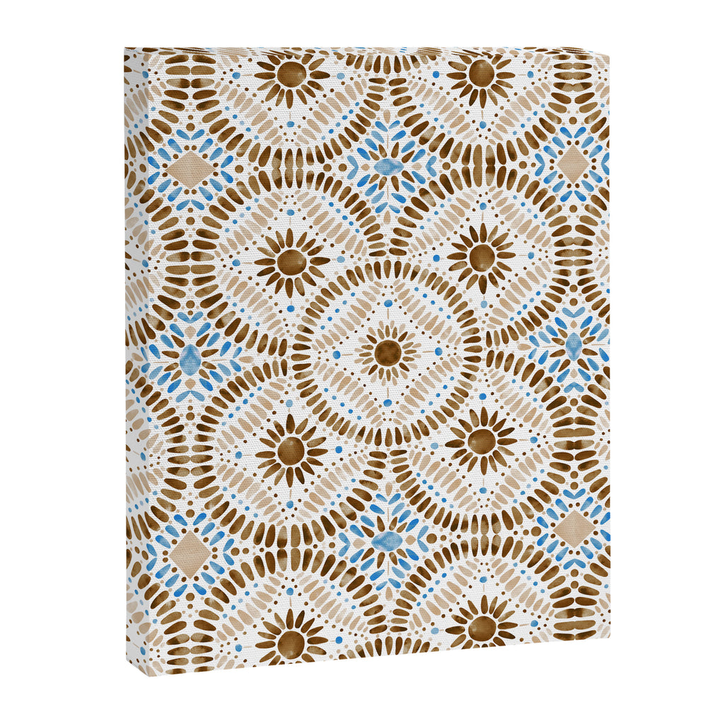 Rustic Tile Mandala A Canvas Print Gallery Image 8