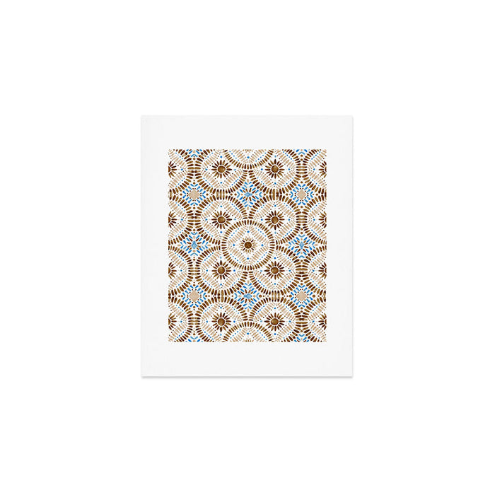 Rustic Tile Mandala A Art Print Gallery Image 1
