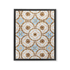 Rustic Tile Mandala A Framed Canvas Print Gallery Image 8
