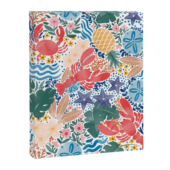 Seaside Floral Dream Canvas Print Gallery Image 1