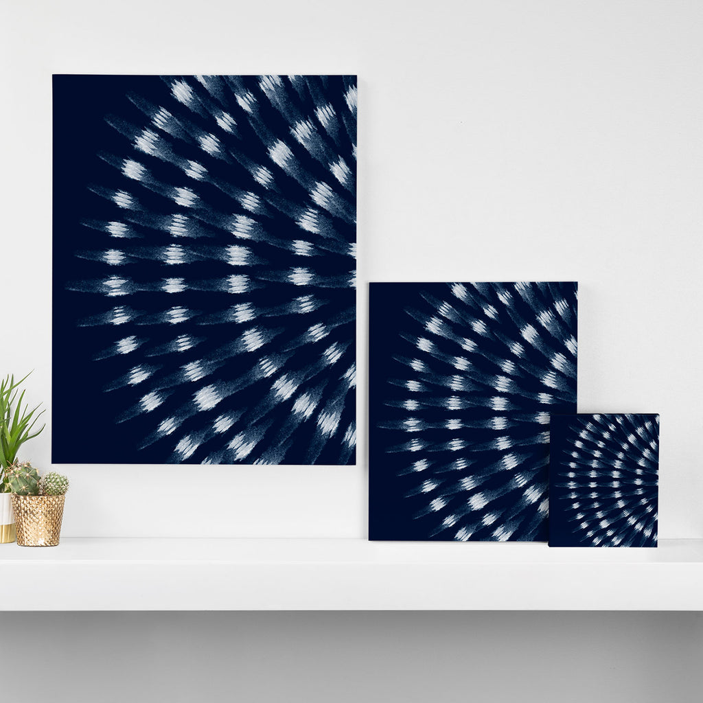 Shibori tie dye I Canvas Print Gallery Image 3