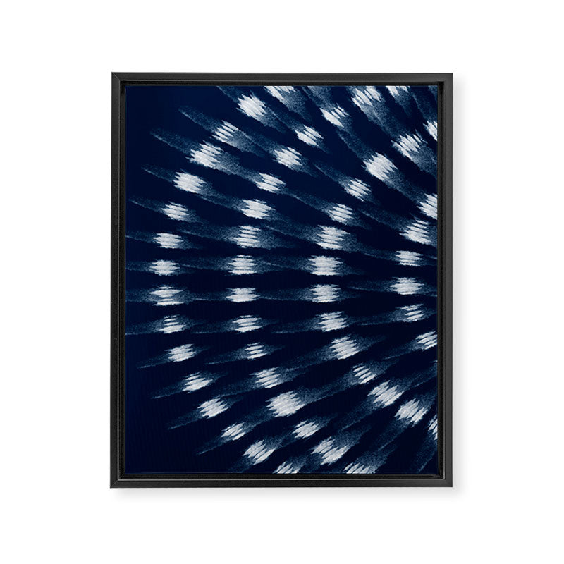 Shibori tie dye I Framed Canvas Print Gallery Image 8