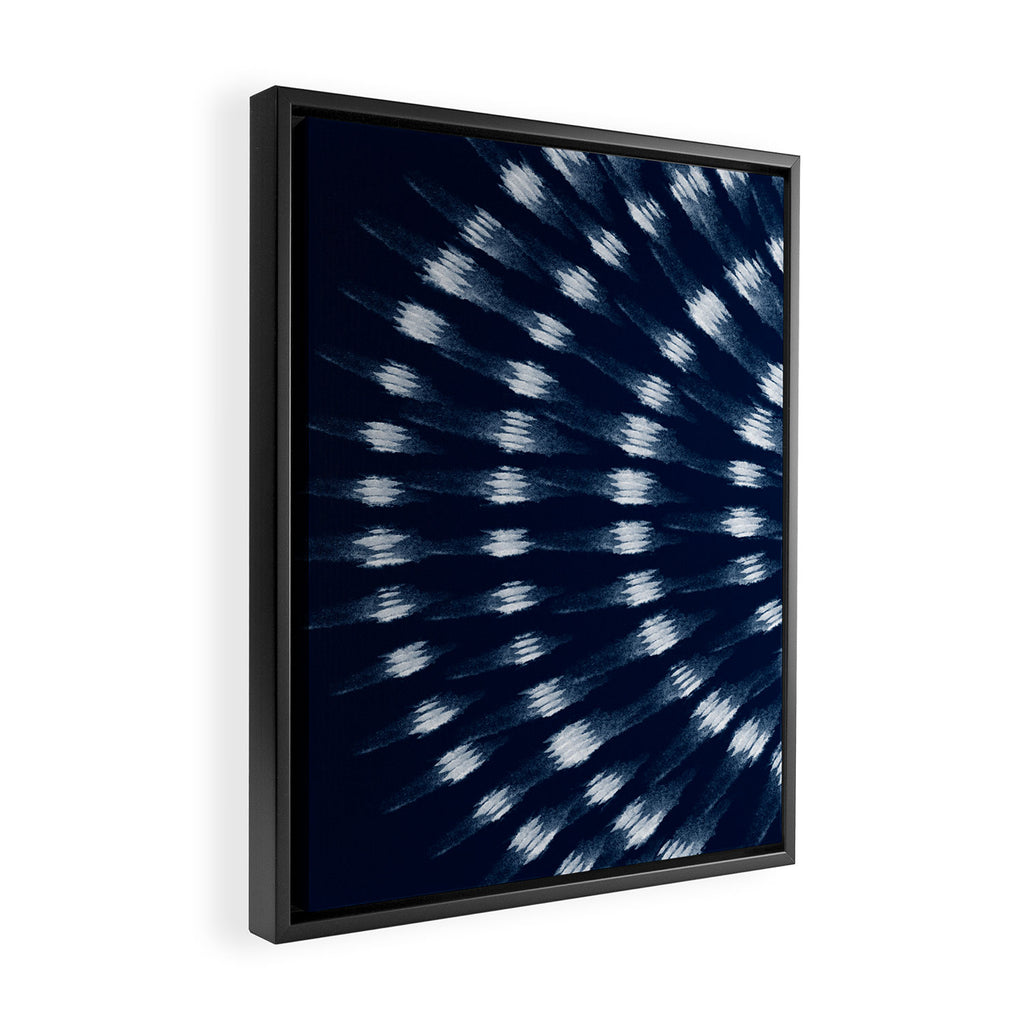 Shibori tie dye I Framed Canvas Print Gallery Image 2