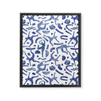 Simple shapes of women Framed Canvas Print Gallery Image 8