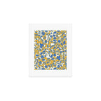Simplistic silhouette flowers YB Art Print Gallery Image 1