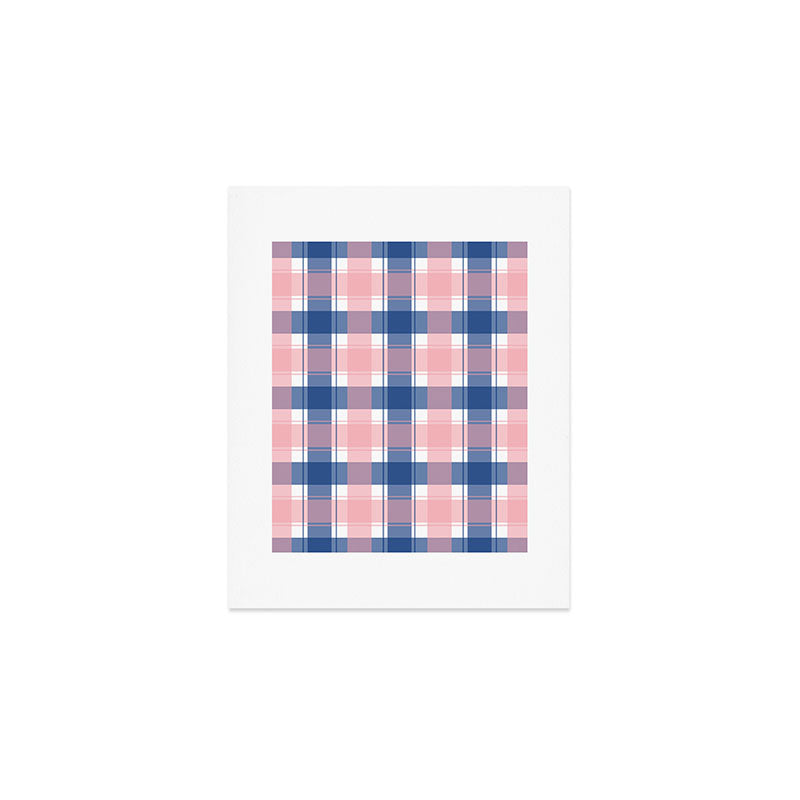 Soft Tones Grid Fusion Art Print Gallery Image 1