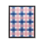 Soft Tones Grid Fusion Framed Canvas Print Gallery Image 8