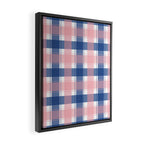 Soft Tones Grid Fusion Framed Canvas Print Gallery Image 2