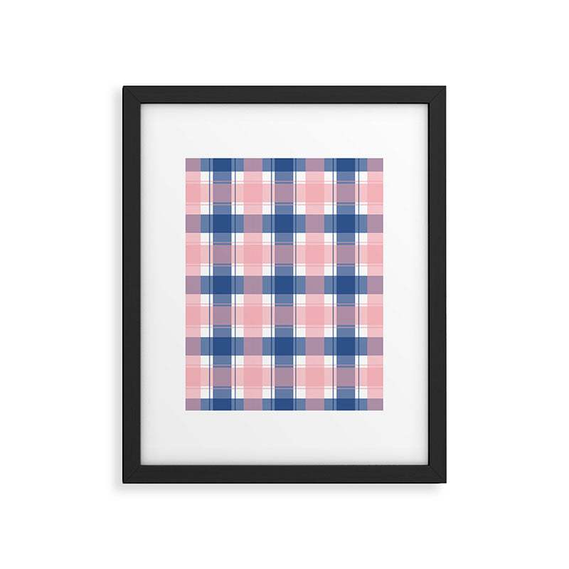 Soft Tones Grid Fusion Framed Art Print Gallery Image 6