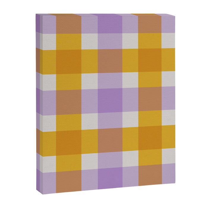 Soothing Geometric Blocks PY Canvas Print Gallery Image 1