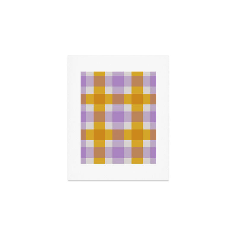 Soothing Geometric Blocks PY Art Print Gallery Image 1