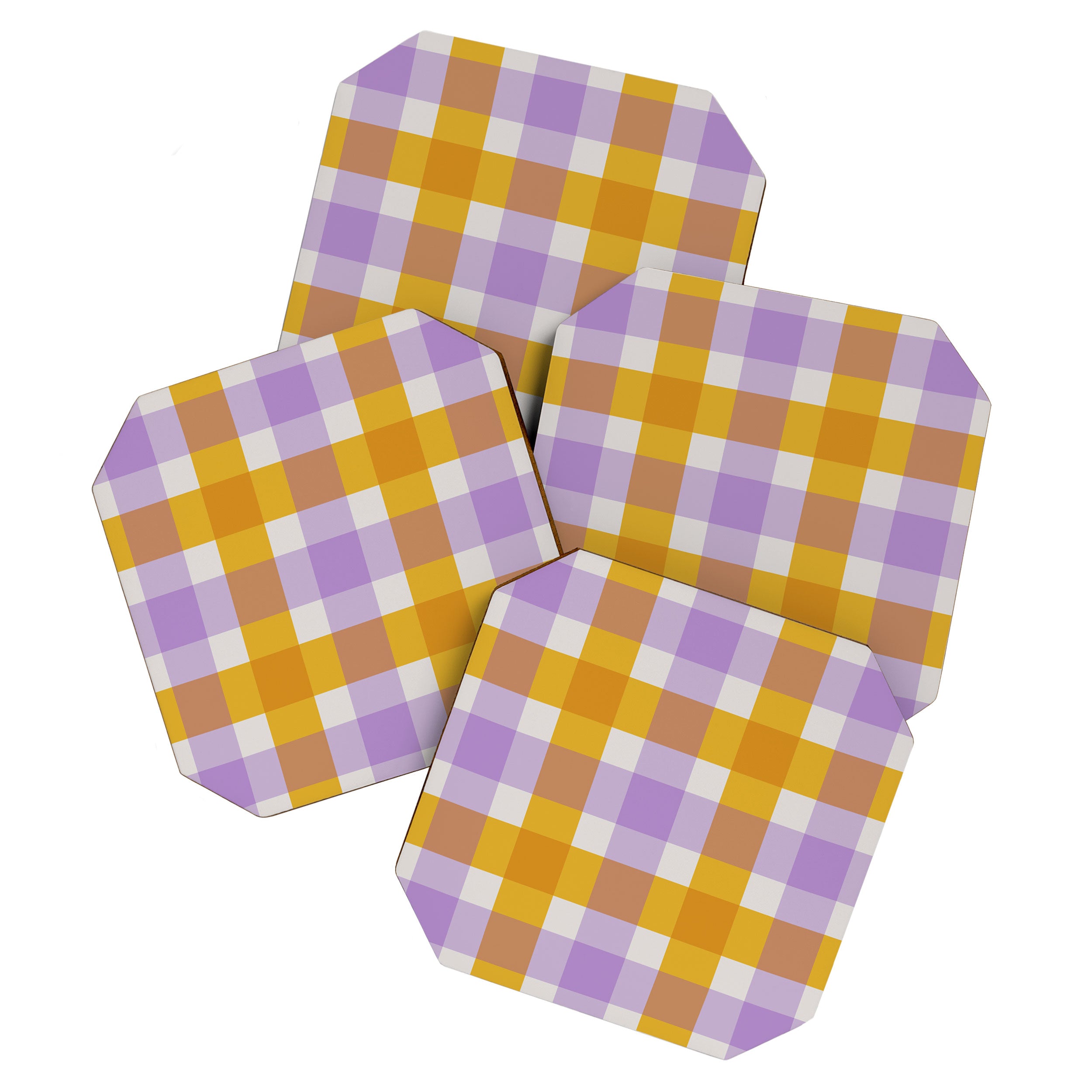 Soothing Geometric Blocks PY Coaster Gallery Image 1