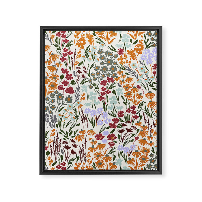 Spring flowery meadow 02 Framed Canvas Print Gallery Image 1