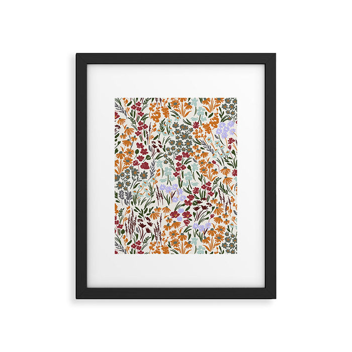 Spring flowery meadow 02 Framed Art Print Gallery Image 1
