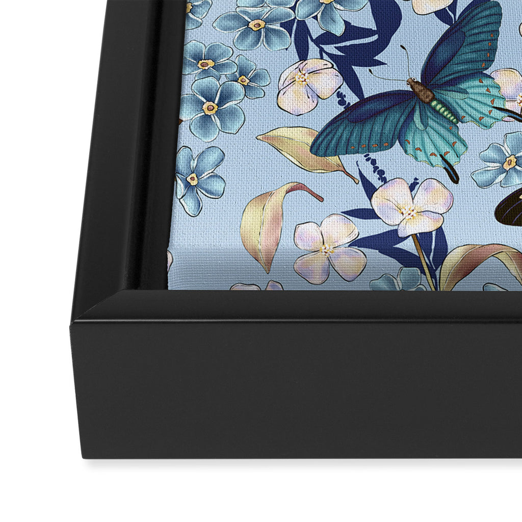 Springtime Flutter Bliss Framed Canvas Print Gallery Image 3