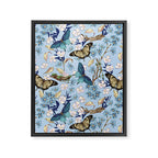 Springtime Flutter Bliss Framed Canvas Print Gallery Image 8