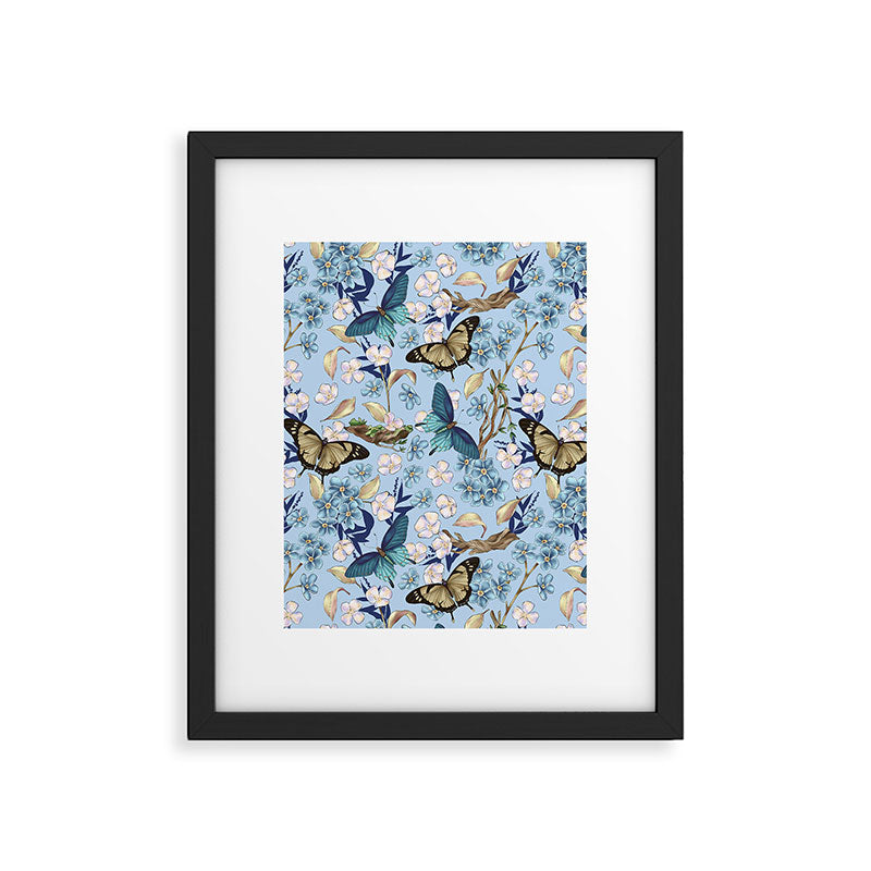 Springtime Flutter Bliss Framed Art Print Gallery Image 6