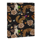 Squirrel flowering dark meadow Canvas Print Gallery Image 8