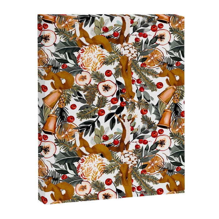 Squirrels on the Christmas tree I Canvas Print Gallery Image 1