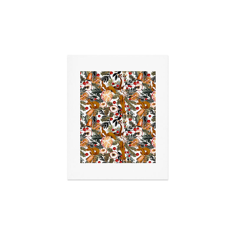 Squirrels on the Christmas tree I Art Print Gallery Image 1