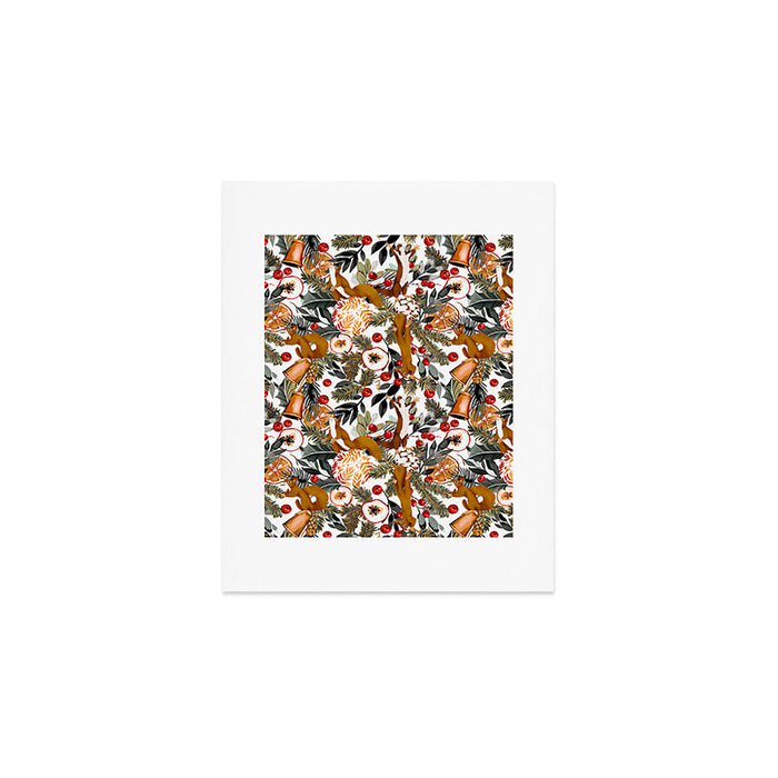 Squirrels on the Christmas tree I Art Print Gallery Image 1
