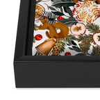Squirrels on the Christmas tree I Framed Canvas Print Gallery Image 3