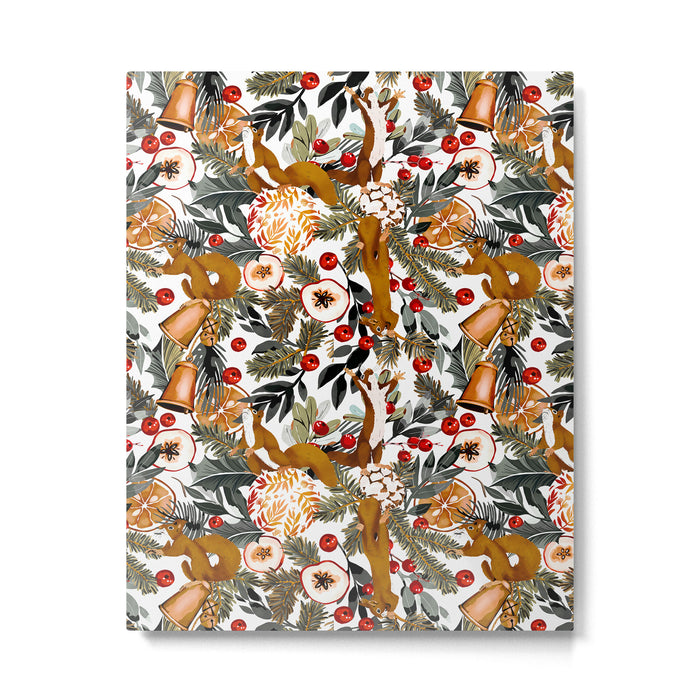 Squirrels on the Christmas tree I Metal Print Gallery Image 1