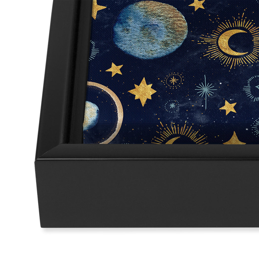 Starry night sky ABS 1 Framed Canvas Print Gallery Image 3