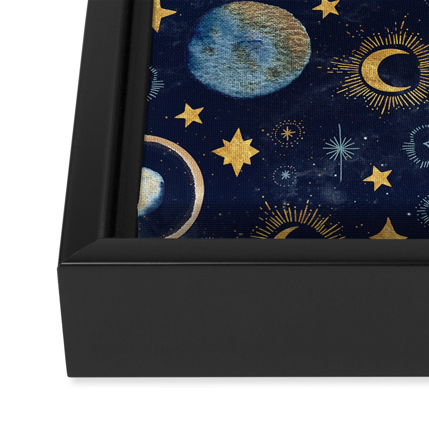 Starry night sky ABS 1 Framed Canvas Print Gallery Image 3