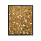 Stellar modern shapes A Framed Canvas Print Gallery Image 8
