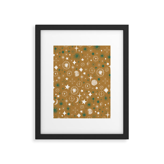 Stellar modern shapes A Framed Art Print Gallery Image 1