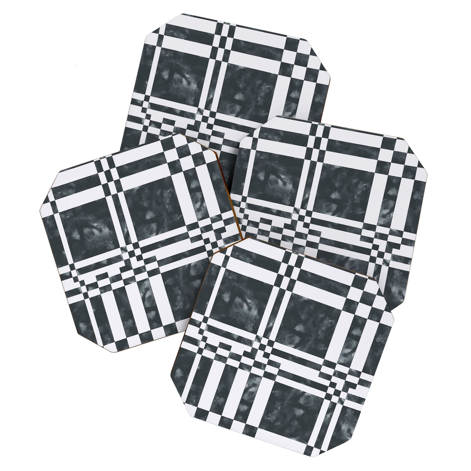 Structured Lines Grid Coaster Gallery Image 1