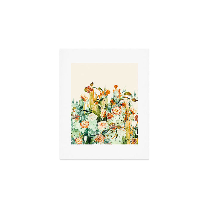 Succulent flowered cactus Art Print Gallery Image 1