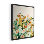 Succulent flowered cactus Framed Canvas Print Gallery Image 2